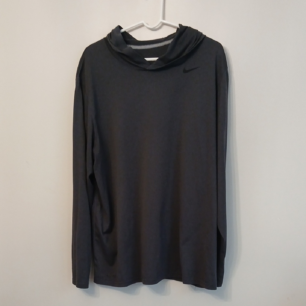 Nike Men's Dark Gray Hoodie